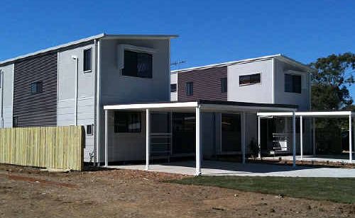 An example of Landtrak Group’s modular housing for mining communities. Plans are underway to install 19 houses and 14 apartments in Blackwater. An example of Landtrak Group’s modular housing for mining communities. Plans are underway to install 19 houses and 14 apartments in Blackwater.